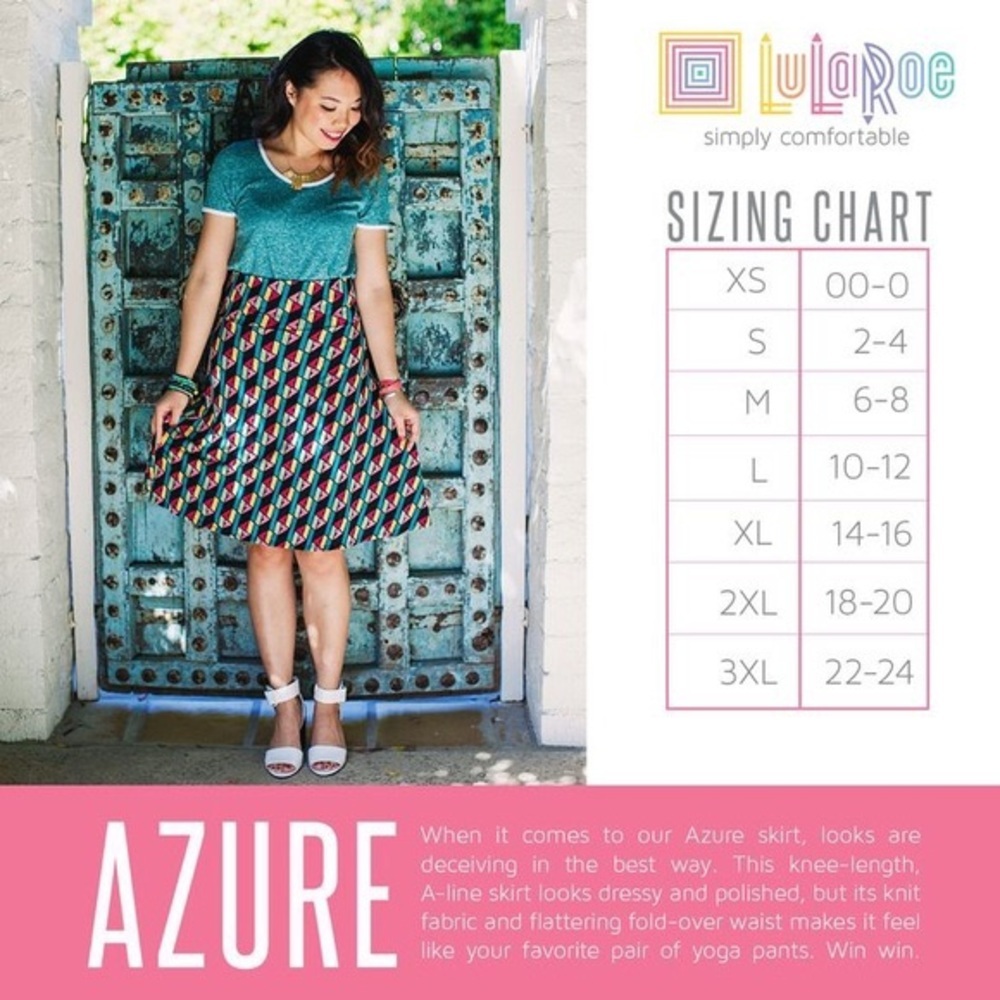 *YELLOW* LuLaroe Azure Floral boho skirt, Size XS